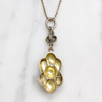 Fun German Flower Necklace Signed Fahrner