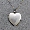 Deco Era Sterling Silver Heart Locket