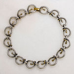 Stylized Snake Sterling & Vermeil Collar by TANE