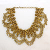 Indian Silver Gilt Festoon Necklace with Bells