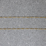 Fine Gauge 14k Gold Figaro Chain