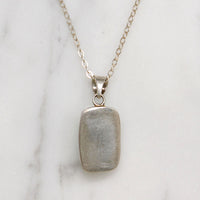 Czech Glass Pharaoh in Sterling Silver Necklace