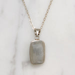 Czech Glass Pharaoh in Sterling Silver Necklace