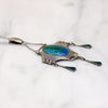 Chas. Horner Sterling & Enamel Arts & Crafts Necklace