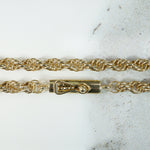 Substantial Italian 14k Gold Rope Chain 