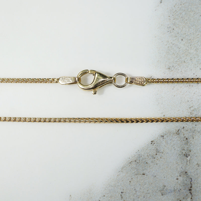 Italian Gold Serpentine Chain Anklet