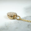 Lisa's Adorable Pearl-Paved Victorian Heart Locket