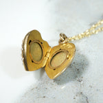 Lisa's Adorable Pearl-Paved Victorian Heart Locket