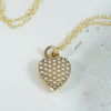 Lisa's Adorable Pearl-Paved Victorian Heart Locket