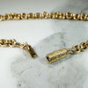 Choker-Length 14k Gold Victorian Rolo Chain