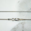 Slinky 14k White Gold Wheat Link Chain