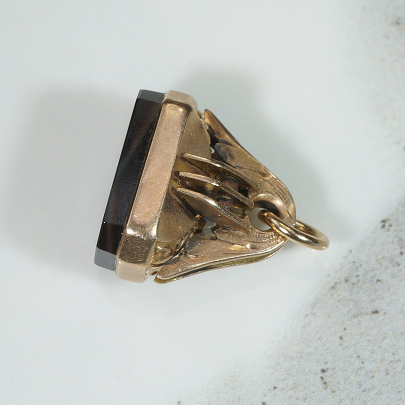 Interesting Victorian Fob with Onyx Soldier Intaglio