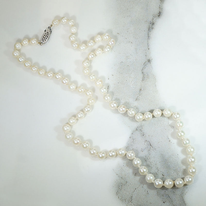 Princess-Length Strand of Petite Pearls