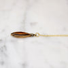Marquise Citrine in Delicate Gold Pendant