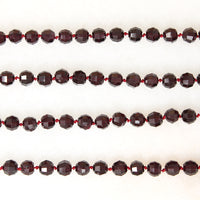 Luscious Antique Garnet Bead Necklace