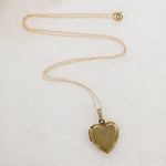 Perfectly Plain Gold Filled Heart Locket