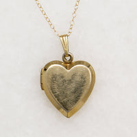 Perfectly Plain Gold Filled Heart Locket