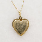 Perfectly Plain Gold Filled Heart Locket