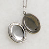 Fern & Flower Silver-Tone Oval Locket