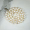 20" Baroque Pearls with Silver Filigree Clasp