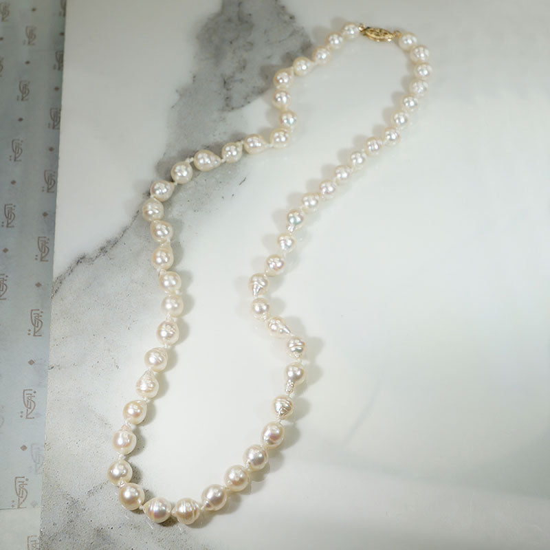 Baroque Pearl Necklace 19” offers Long