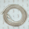 Sinuous 25" Sterling Silver Foxtail Chain