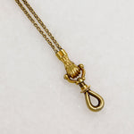 Regency Era 18k Chain with Fabulous Hand & Hook