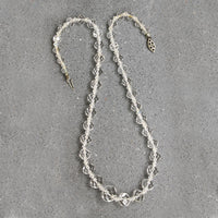 Glittering Graduated Crystal Bead Necklace