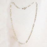 Recycled Sterling Silver Paperclip Chain