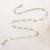 Recycled Sterling Silver Paperclip Chain