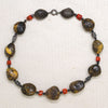 Funky Copal & Coral Bead Necklace