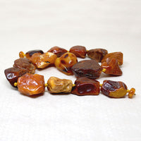 Potent Massive Amber Chunk Necklace