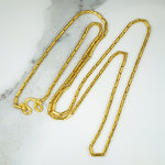 Luxe 24k Gold Barrel Chain 