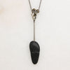 Weird Pebble Pendant on Sterling Silver Snake Chain