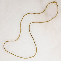 14k Gold 20" Byzantine Chain