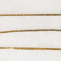 14k Gold 20" Byzantine Chain