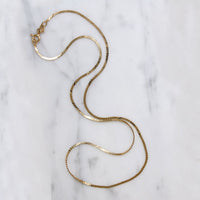Italian 14k Gold 16" Serpentine Chain