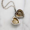 Small Victorian Silver Repoussé Heart Locket