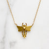 Delicate Enamel Damselfly Necklace