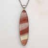 Dreamy Rhodochrosite in Sterling Silver Necklace