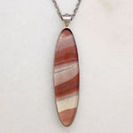 Dreamy Rhodochrosite in Sterling Silver Necklace