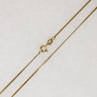 Delicate 16" 14k Gold Serpentine Chain