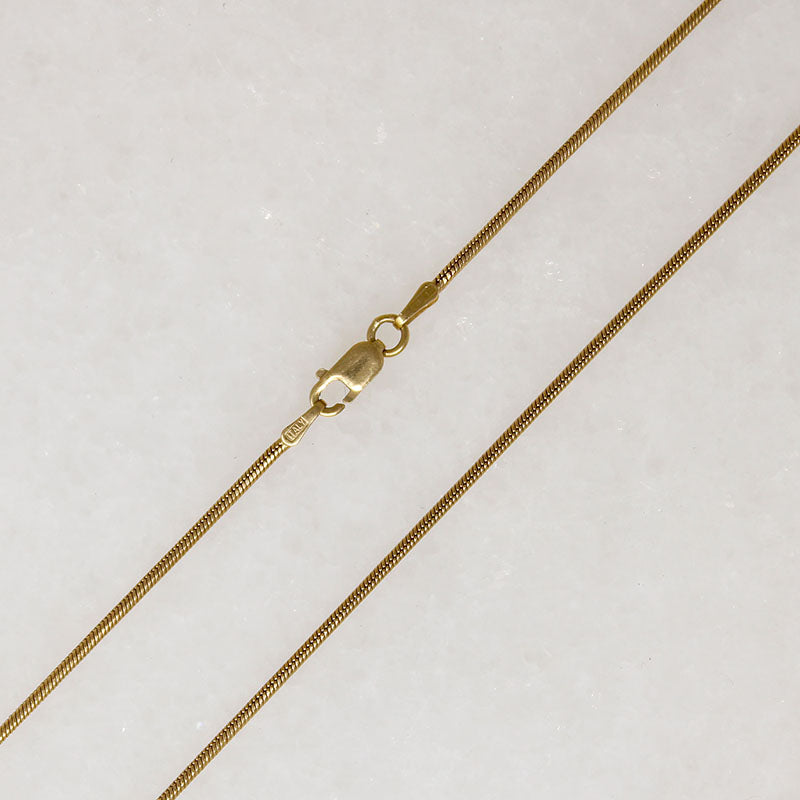 Italian UNOAERRE 14k Gold Snake Chain