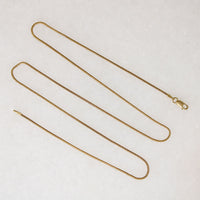 Italian UNOAERRE 14k Gold Snake Chain