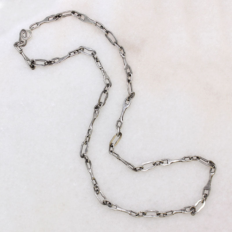 Industrial Handmade Sterling Silver Chain