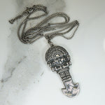 Vintage Sterling Silver Peruvian Tumi Pendant 