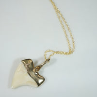 Fierce Shark Tooth Talisman in 14k Gold