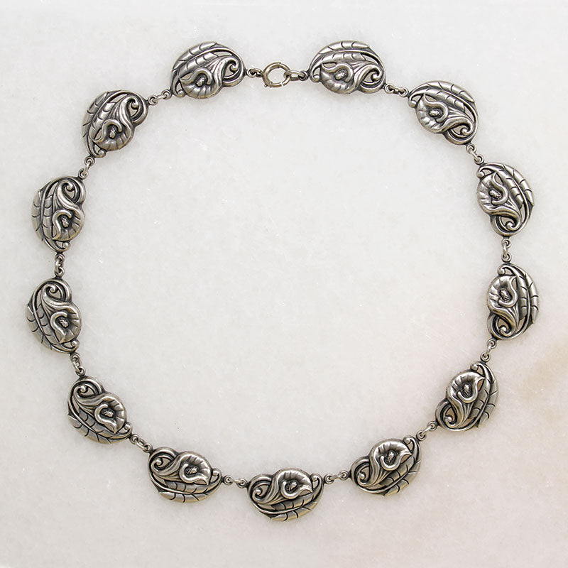 Danecraft Sterling Silver Calla Lily Necklace