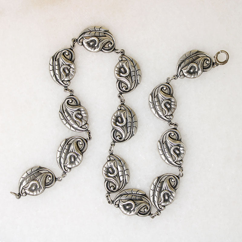 Danecraft Sterling Silver Calla Lily Necklace