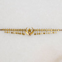 Antique Moon & Star Necklace in Original Box